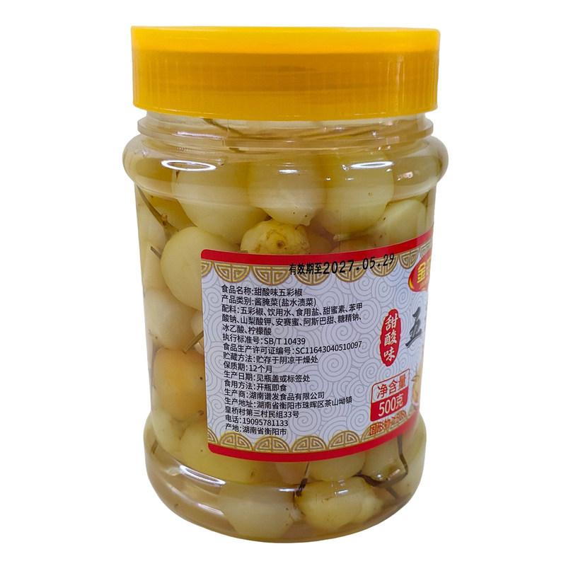 金农名湖南七彩椒酸辣拌饭拌面