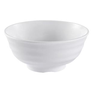 凯柏雅密胺碗仿瓷餐厅食堂白色塑料饭碗粥碗馄饨汤碗面碗粉碗商用