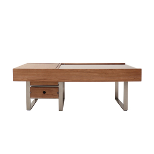 长物造物|浮屿茶几 中古侘寂实木多功能家用客厅小茶桌设计师款