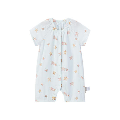 Milkbarn婴幼儿连体服短袖短裤