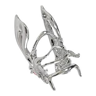 蝴蝶精灵耳夹无耳洞女小众设计高级感高级冷性风耳骨夹耳饰耳环酷