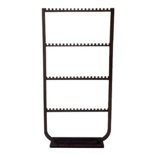 首饰展示架胡桃木贴皮多排耳环收纳架耳钉架饰品陈列拍摄道具摆件