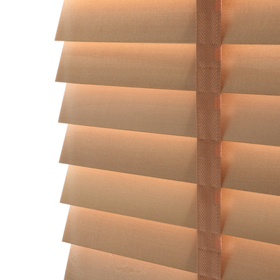 walsunny中古风木百叶窗帘电动