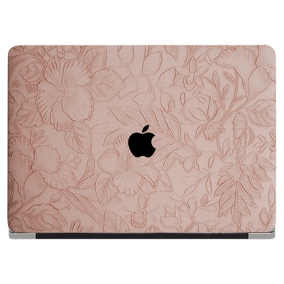 精美压花 海棠粉 Mac壳Mac13.6寸M1保护套air15寸电脑壳pro13