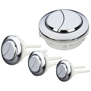 马桶水箱配件冲水按钮老式抽水坐便器按压器盖子按键开关大全通用