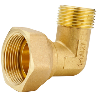 90度弯头接头外丝内丝直角内外丝铜4分转6分1寸2活接变径水管管件