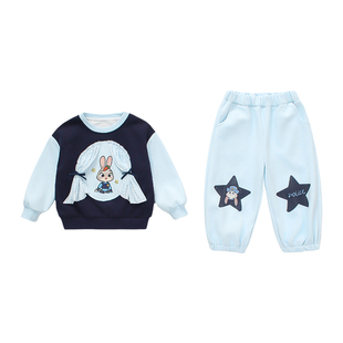 女童卫衣套装春秋2026新款巨好看炸街儿童衣服女宝宝春装洋气时髦