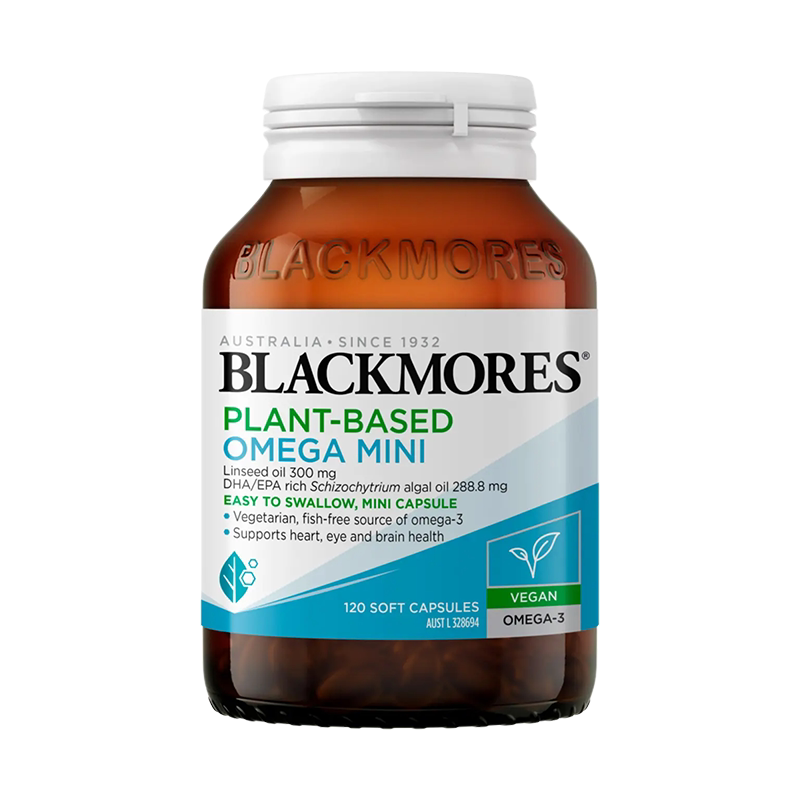 【自营】BLACKMORES澳佳宝DHA藻油胶囊儿童青少年记忆力健脑120粒