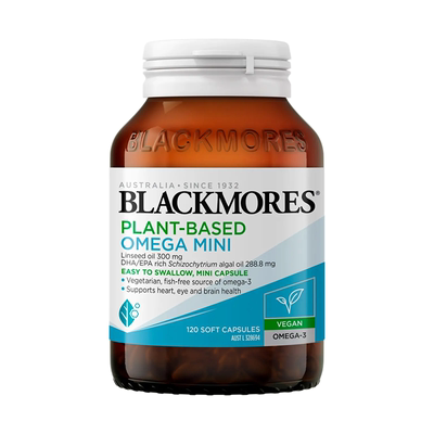 【自营】BLACKMORES澳佳宝DHA藻油胶囊儿童青少年记忆力健脑120粒