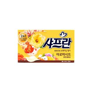 韩国LG柔顺剂香纸抽式衣物洗衣纸防静电衣柜鞋柜卫生间留香浓缩型