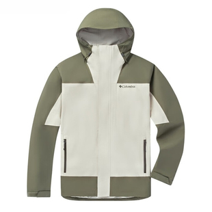 Columbia哥伦比亚26春夏新款男户外休闲防水连帽冲锋衣外套XE0271