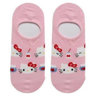 韩国袜子春夏新款三丽欧卡通动漫短袜防滑不掉跟浅口隐形低帮船袜