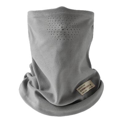 鹿皮绒保暖挂耳面罩户外秋冬围脖