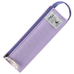 日本KOKUYO国誉木野梦境系列多功能笔袋大容量对开式可扩展收纳袋大号便携学生用文具盒自带提手可水洗耐脏