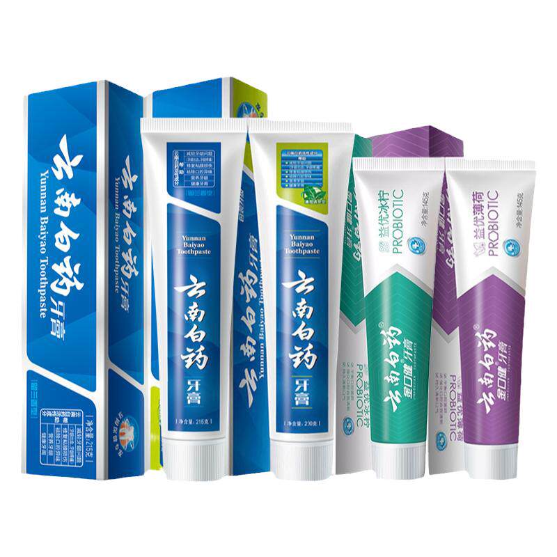云南白药牙膏口气清新145g家用