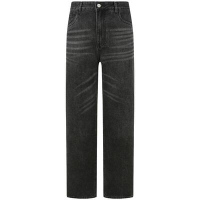 CHINISM赤尘水洗直筒牛仔裤