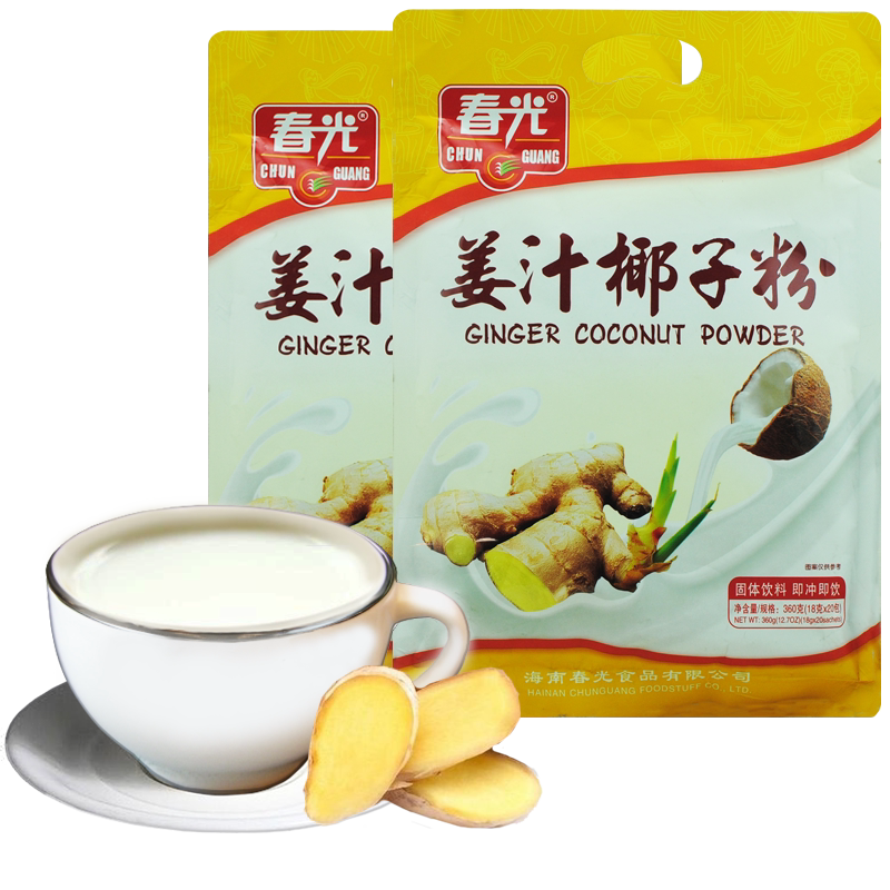 海南特产春光姜汁椰子粉姜味浓