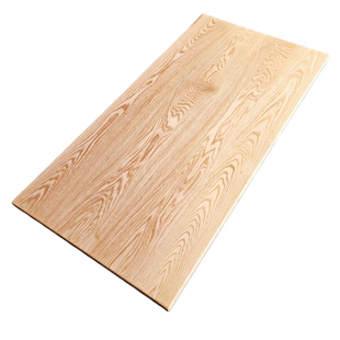 北美红橡木实木原木桌板大板定制异形隔板吧台面板木板书桌面板