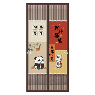 防蚊门帘2026新款卧室隔断帘磁吸条强力纱门帘高档隐私款纱门家用