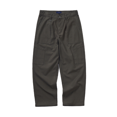 714street水洗贡缎工装长裤