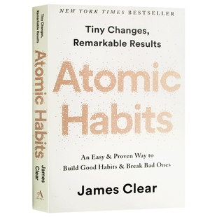 原子习惯 英文原版 Atomic Habits 建立好习惯打破坏习惯的简单方法 微小习惯对生活的巨大影响力 James Clear 英文版进口英语书籍