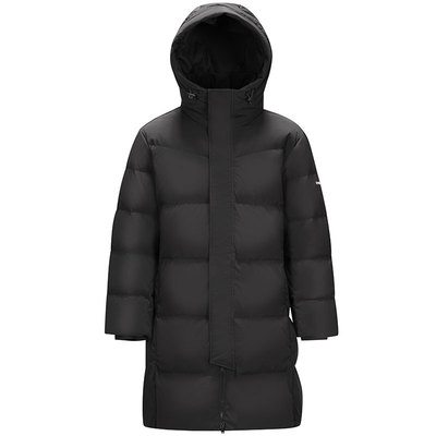 森马宽松四防外套厚长款羽绒服男