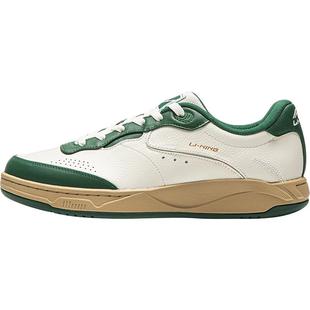 李宁和光｜休闲鞋男鞋冬季季新款真皮板鞋舒适滑板鞋低帮运动鞋