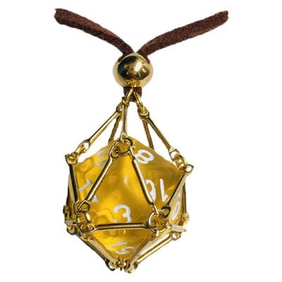 博德之门3项链色子骰子金属饰品