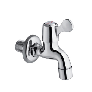 arrow箭牌加长精铜单孔洗衣机拖把池水龙头4分口快开三通水嘴水咀