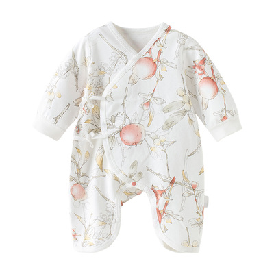 欢喜小熊宝宝秋季抗菌蝴蝶衣