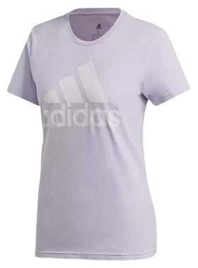 Adidas/阿迪达斯2023夏季女子新款运动型圆领纯棉短袖T恤 FQ3240