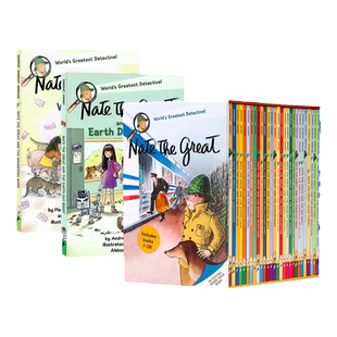 Nate the Great 大侦探内特32册大全套 英文原版儿童桥梁章节推理小说 了不起的小侦探内特小福尔摩斯 汪培珽书单推荐 可搭dog man