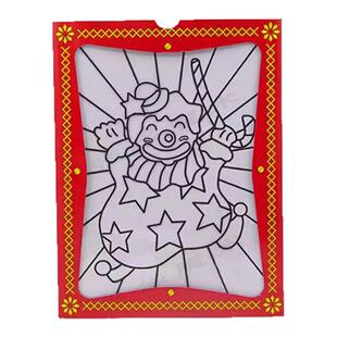 小丑变色卡 预言变色卡 近景魔术道具 儿童玩具 益智小丑卡上色纸
