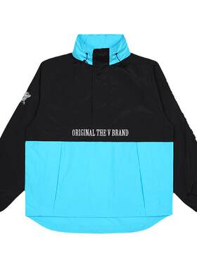 THEVBRAND撞色拼接冲锋衣