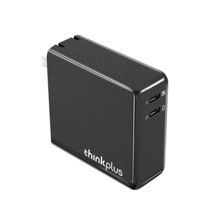 联想thinkplus 氮化镓双口电源适配器 135W笔记本电脑/手机/平板便携充电器通用快充4X21H02892
