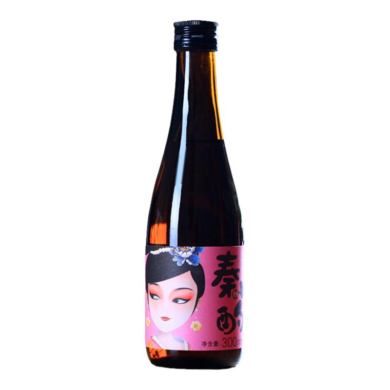 秦小酌花果酒桂花黄酒桃花酿陕西特产女士低度微醺半甜米酒晚安酒