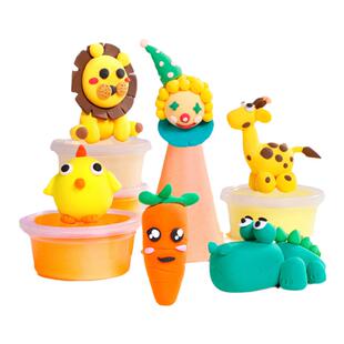 橡皮泥彩泥宝宝手工幼儿黏土超轻粘土大包装diy材料儿童女孩食品级玩具男孩纸粘土
