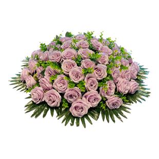 饭店餐桌转盘桌面摆设花艺酒店圆桌中间摆花仿真花装饰花假花绢花