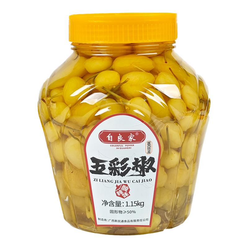 自良家五菜泡椒2.3斤*6瓶