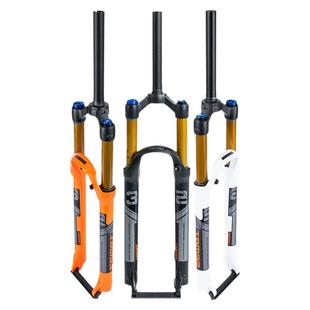 赛迈特山地车气压前叉26/27.5/29寸肩控避震可锁死气压前叉改装