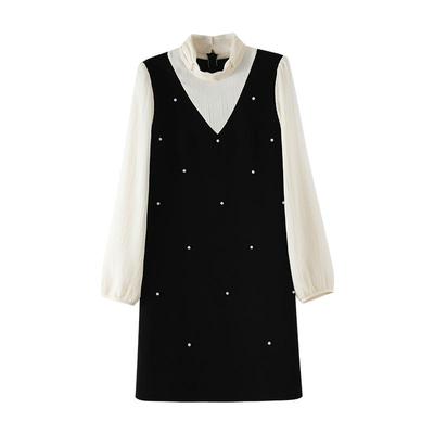 半高领小香风秋冬内搭裙子