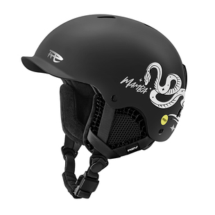 REV锐伍黑曼巴蛇年生肖系列滑雪头盔MIPS亚洲头型蔡司C6滑雪眼镜