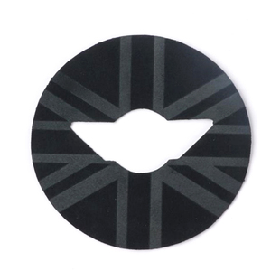 宝马mini方向盘贴alcantara装饰cooper countryman内饰改装车标贴