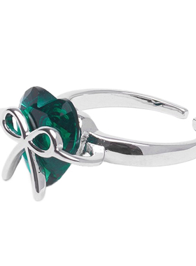 SeiCarinaY蝴蝶结开口戒指女