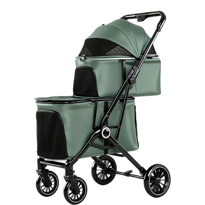 【日本高端ALP】宠物推车小型犬可折叠狗狗手推车一键收车折叠