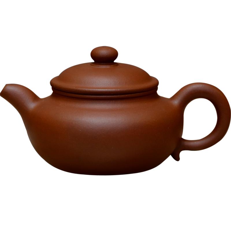 仿古原矿红皮龙底槽清国工紫砂壶