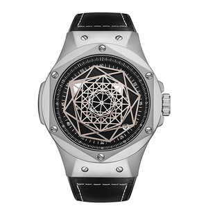 HANBORO衡宝罗男士刺青手表全自动镂空机械表潮流正品送男友老公