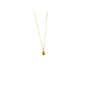 金色福禄双全十字项链女镶边葫芦吊坠套链轻奢高级感古法锁骨链女