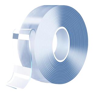 纳米双面胶高粘度强力固定墙面车用不留痕透明固定排插辅助粘胶无痕透明胶带魔力贴亚克力不留痕胶贴两面胶