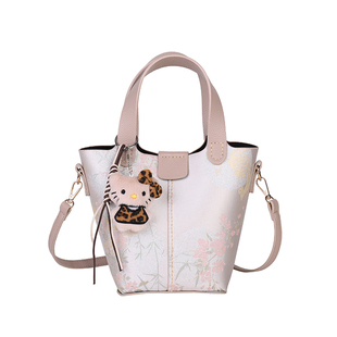 diy手工包包新中式国风非遗宋锦印花图案自制编织材料包菜篮子包